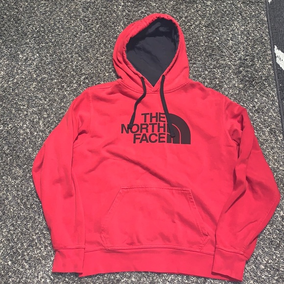 MENS Small Red Northface Hoodie - Picture 1 of 3